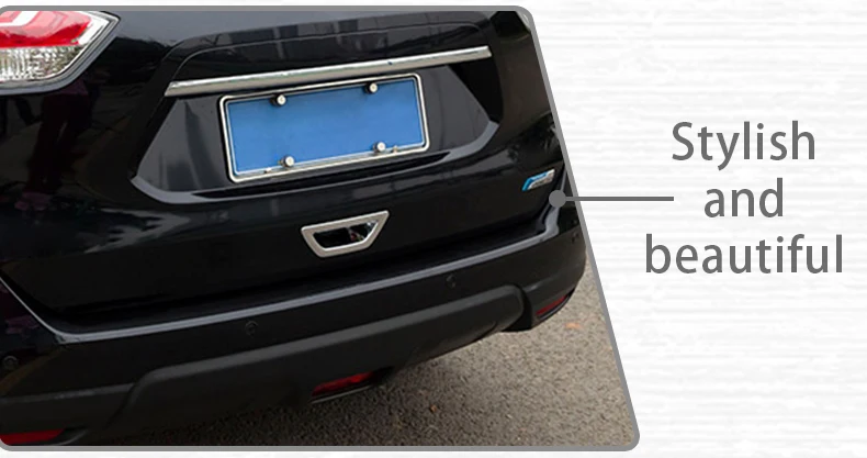 Für Nissan X-trail Xtrail T32 Rogue 2014-2016 2017 2018 2019 2020 2021 Auto Hinten Schwanz Türgriff schüssel Trim Abdeckung Zubehör – Detail 6
