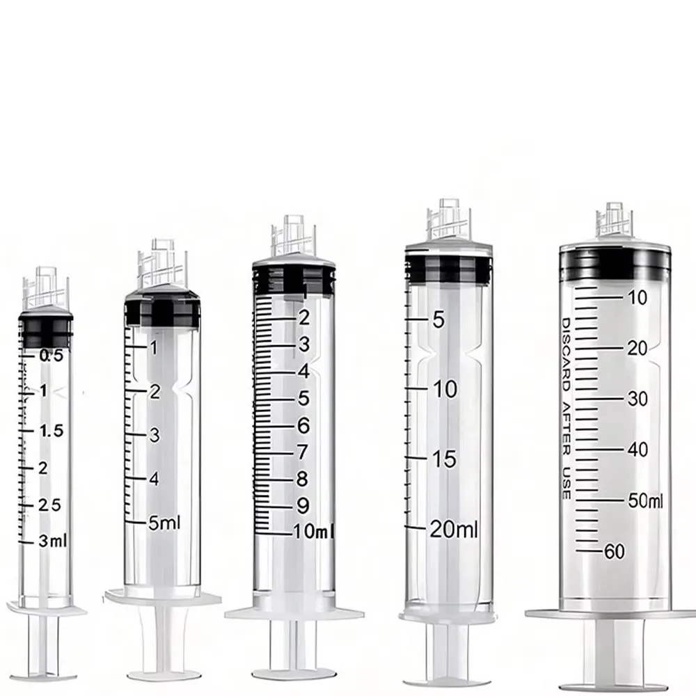 Industrielles Klebespritzen-Set mit Metallspitzen, Präzisions-Kunststoffspender für Harz, Öl, Paste, 1-100ml – Detail 7