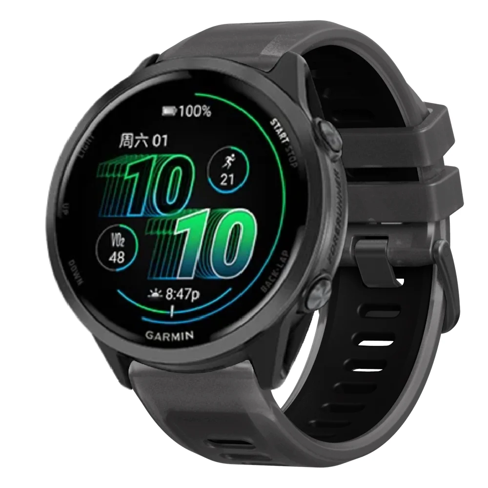 Premium Silicone Sport Wristband - 22mm Watch Band