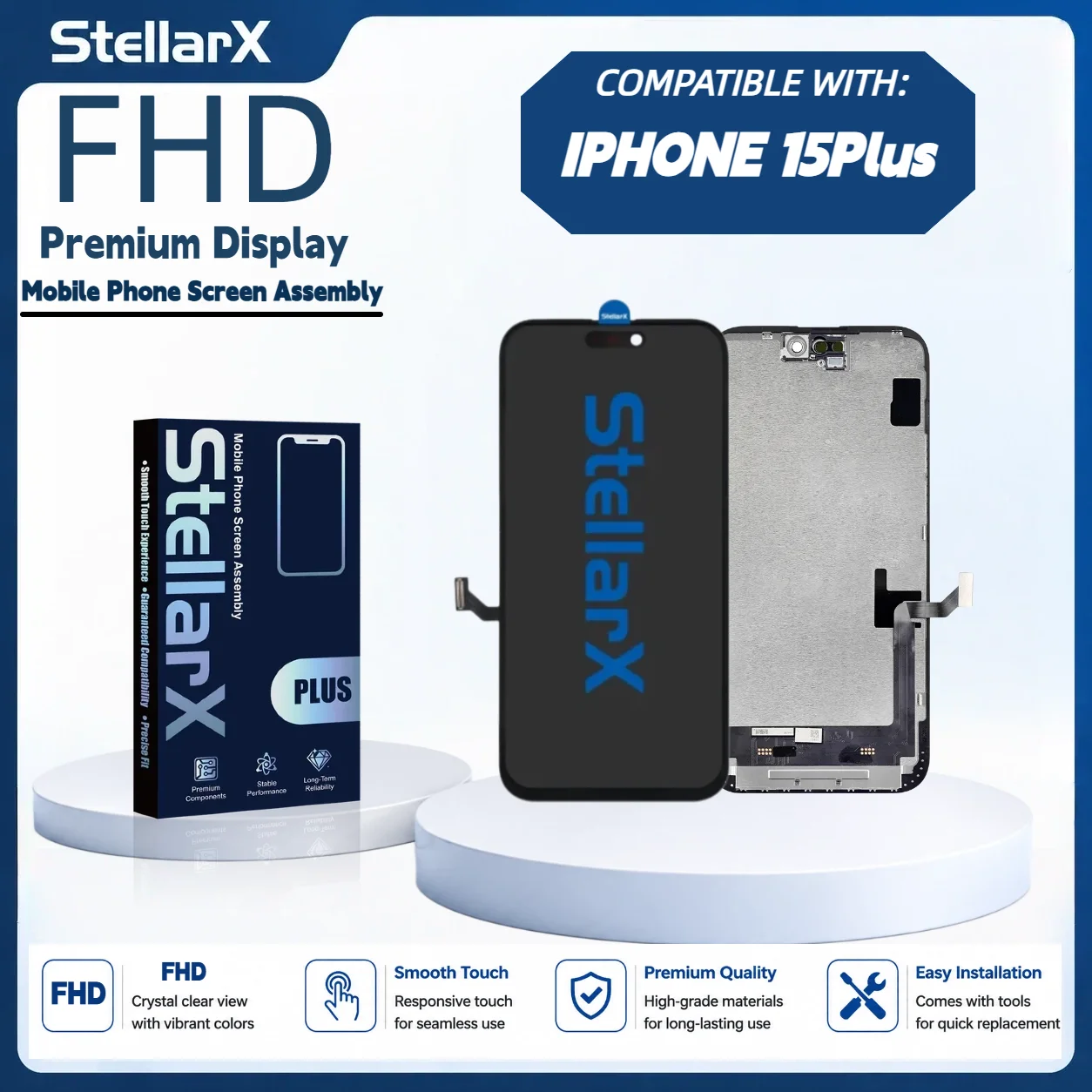 StellarX FHD High Color Gamut Screen Replacement Display