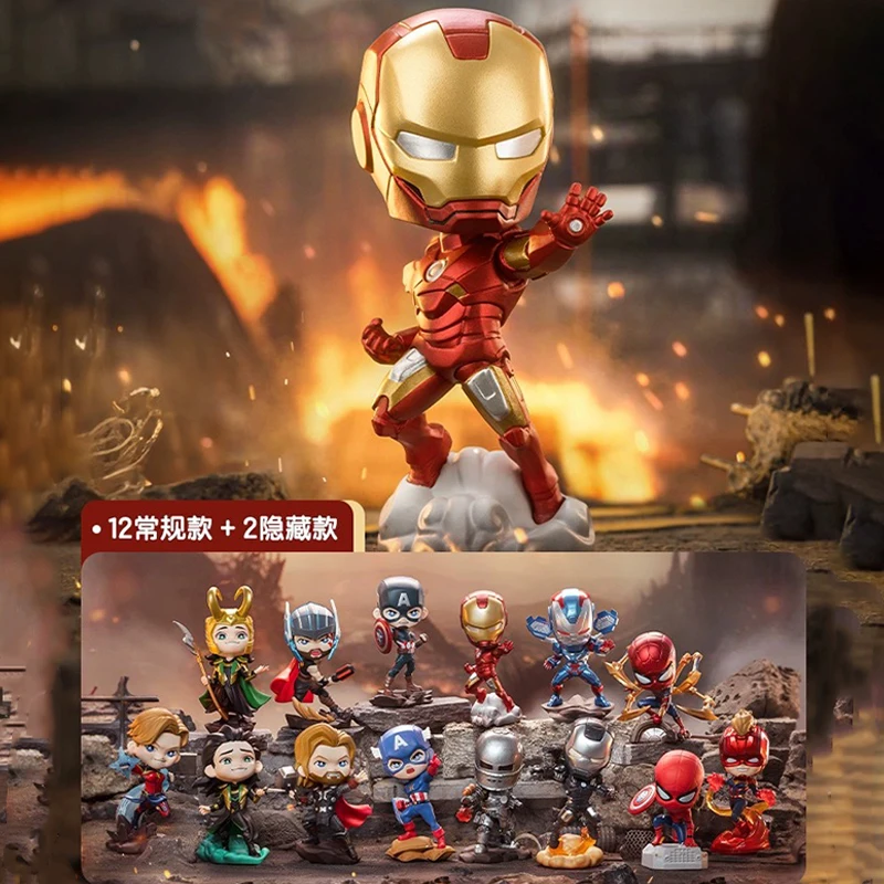 2023 New Popmart Marvel Infinite Legendary Series Handmade Blind Box Fashion Creative Gift Decoration