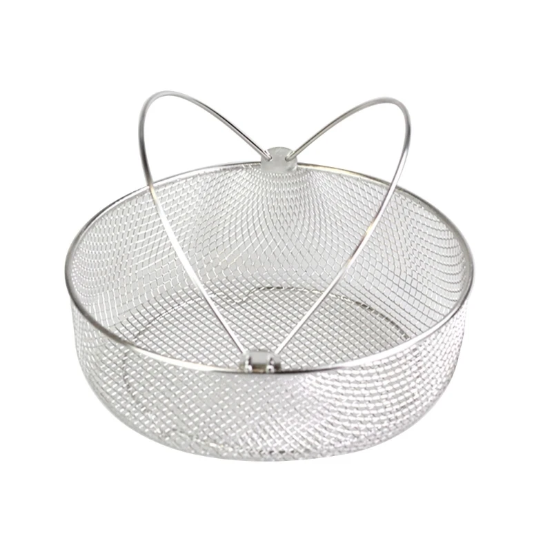 Steamer Basket 8.25inch Stainless Steel Mesh Basket for Air Fryer with Handle