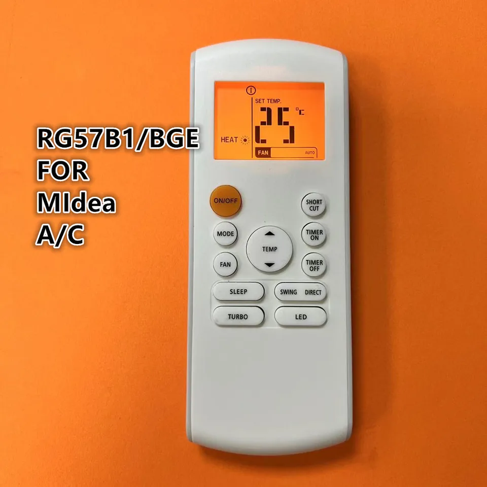 Telecomando Universale Di Ricambio Per Condizionatori Midea RG57B1/Bge, RG57B2/Bge – Nessuna Programmazione