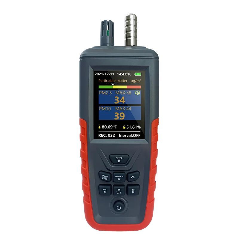 

Dust Particle Counter PM2.5 PM10 six channels Air Pollution Detector PM 2.5 Meter particle dust counter dust monitoring