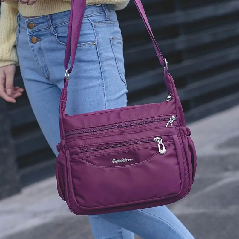 2023 Waterproof Women Bag Oxford Shoulder Crossbody Bag Fashion Versatile Nylon Travel Bag Women Leisure