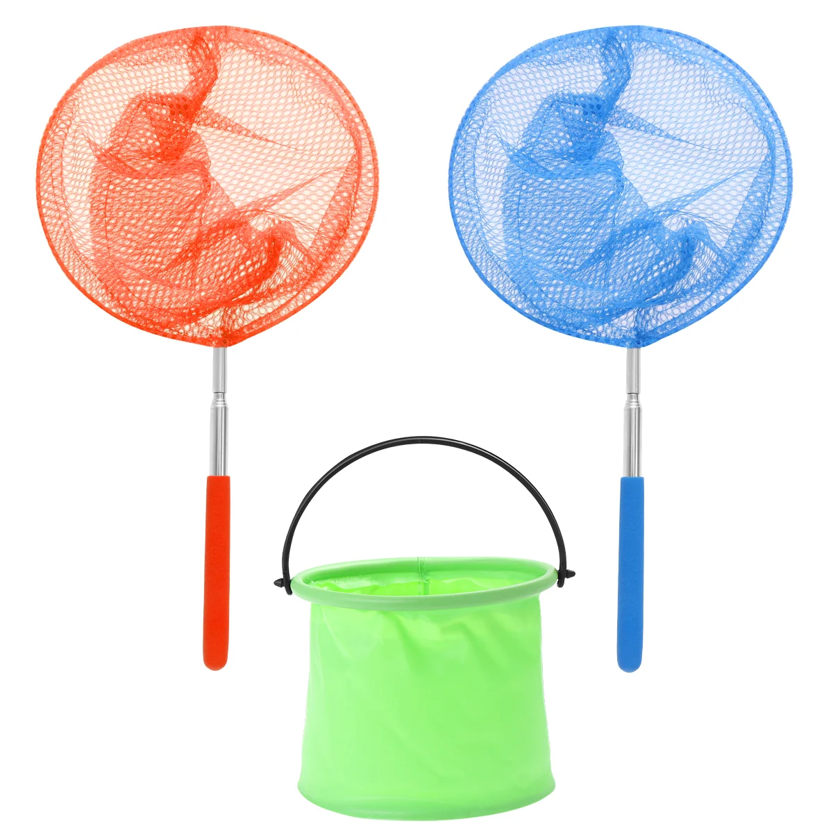 

Children’s Toys Fishnets Stainless Steel Fishing for Catching Insects Outdoor Telescopic Children's Tool