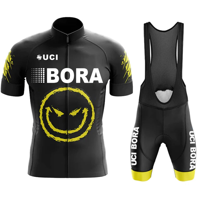 Men's Cycling Clothing Man Shorts UCI BORA Jersey Pro Team 2023 Clothes Summer Uniform Suit Sportswear Cycle Outfit Set Bib Mtb