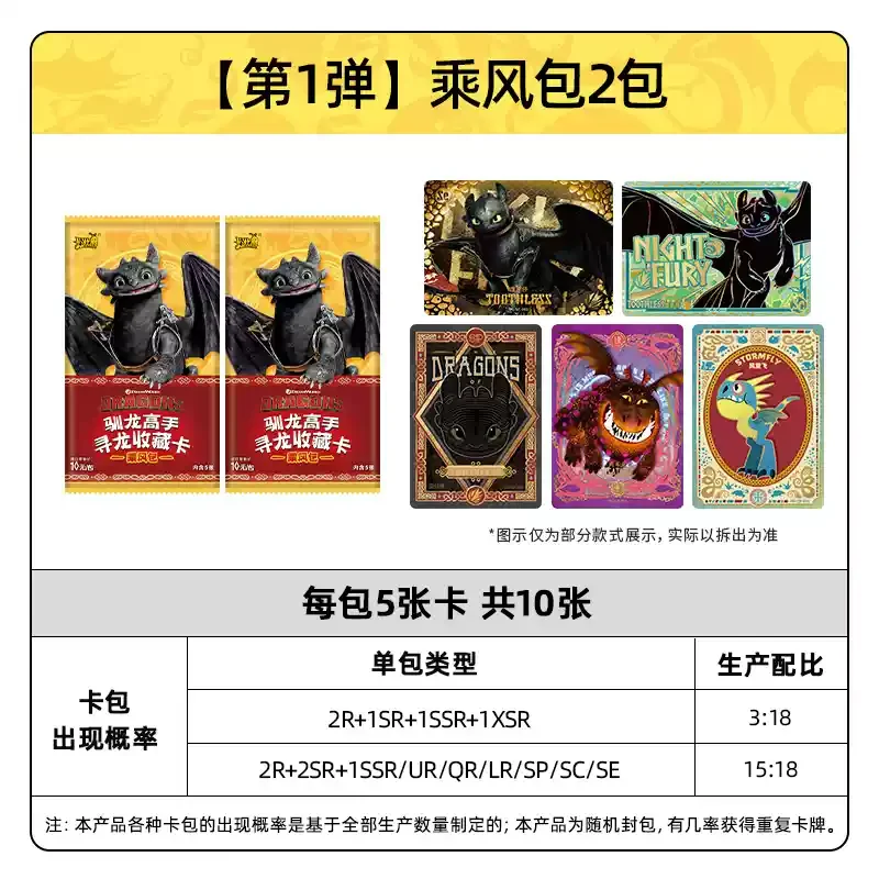 ヒックとドラゴン』公式周辺機器カードパック、映画とテレビ