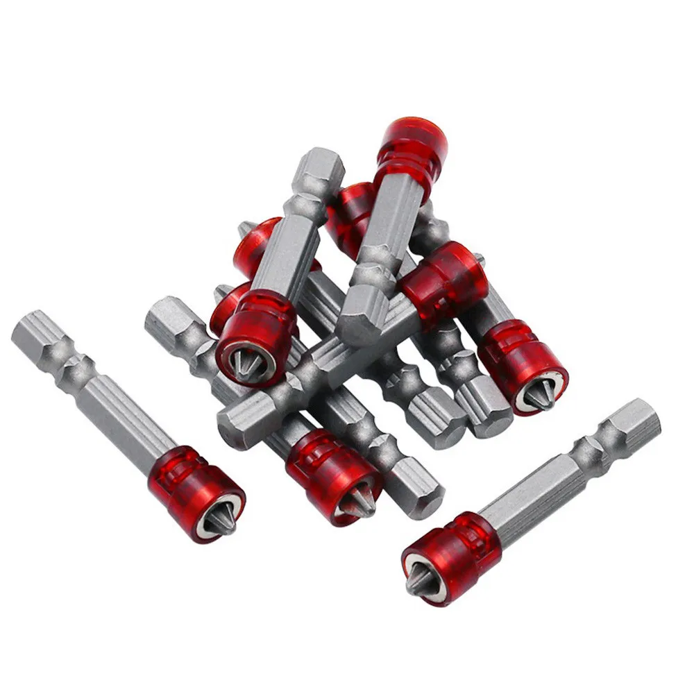 Uxcell Phillips Schraubendreher-Bits 10 Stück – Magnetisch, S2 Stahl, 1/4 Zoll Sechskantschaft
