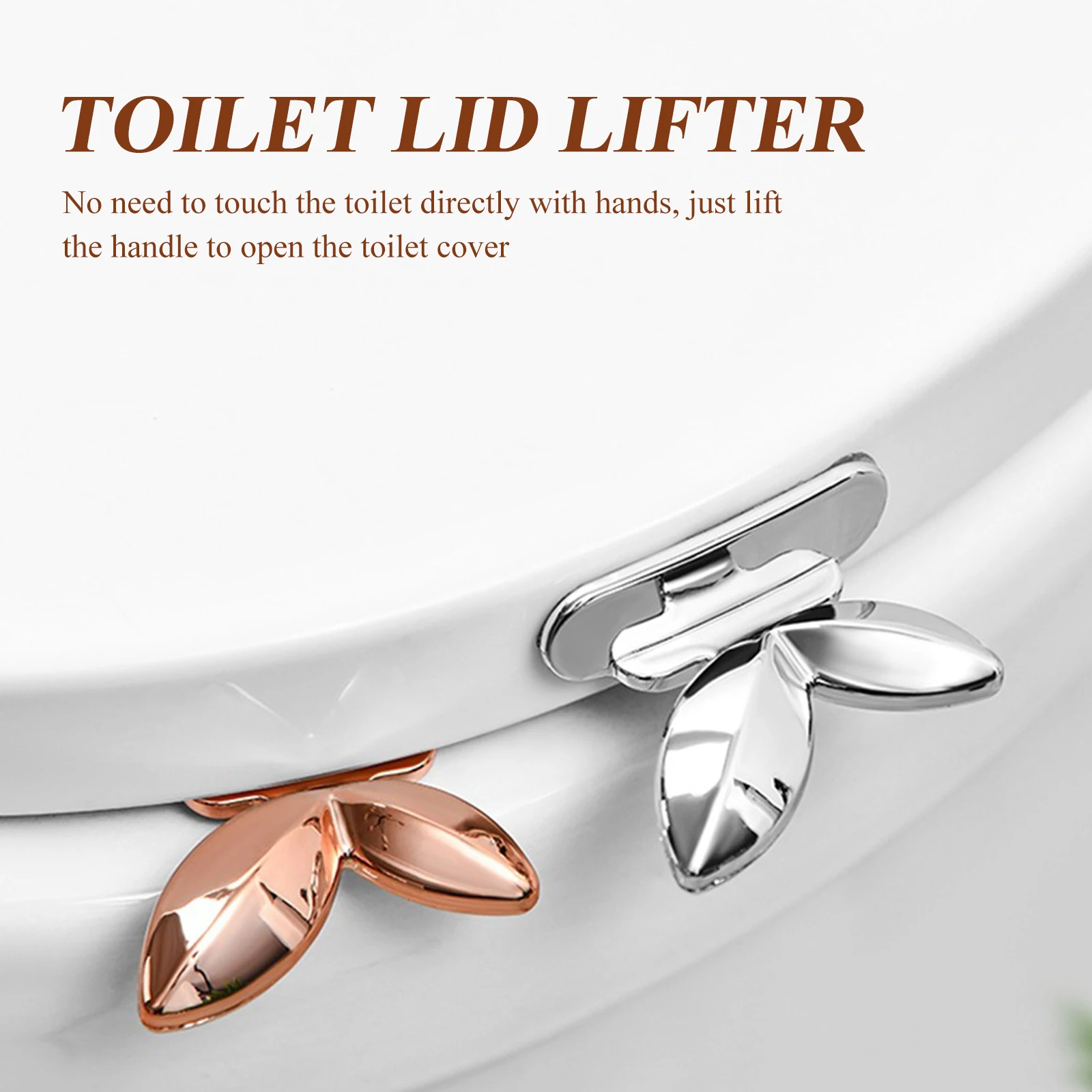 2pcs Toilets Cover Handles Multipurpose Mini Toilets Seat Lifters Self