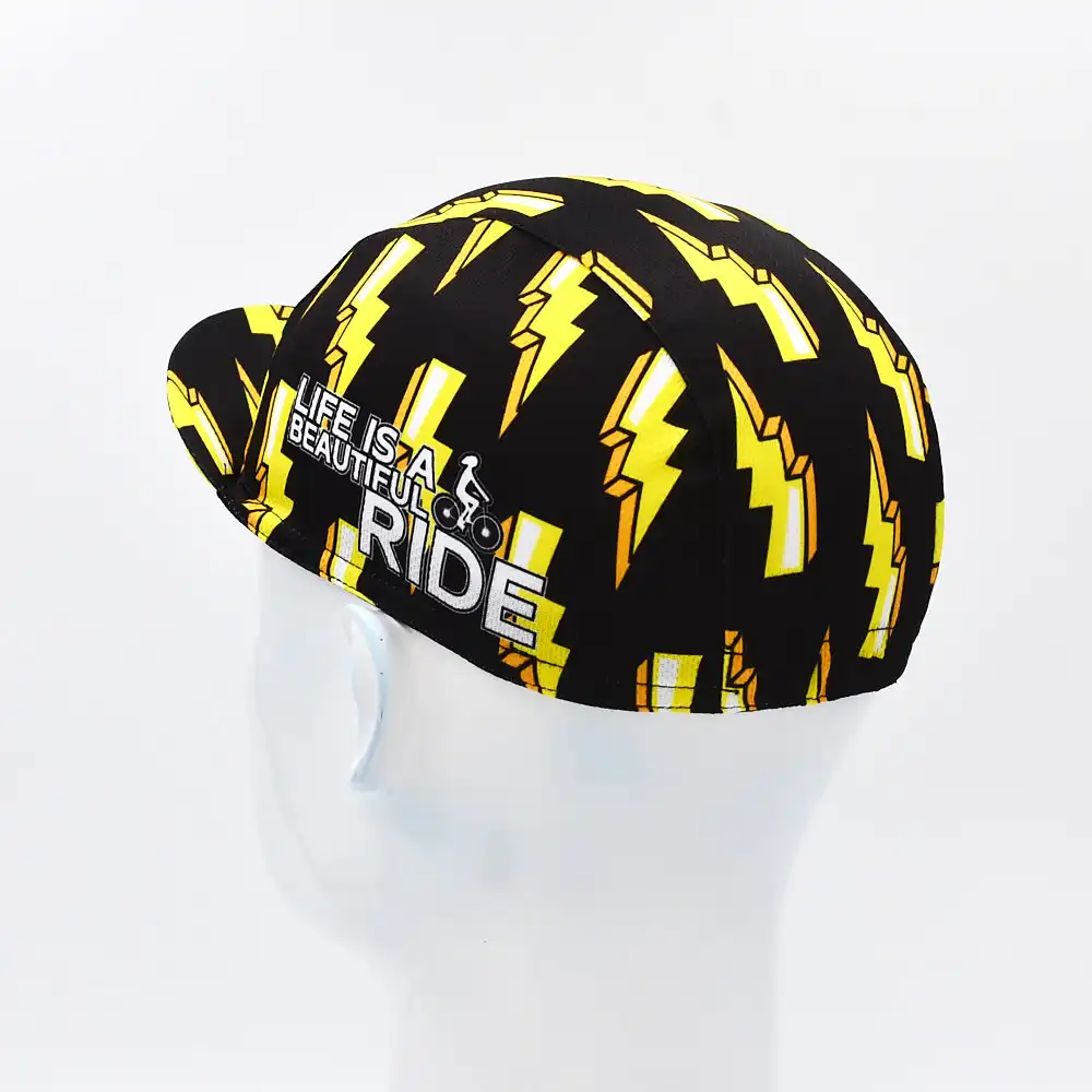 Classic Retro Print Cycling Caps for Men and Women, Breathable Bicycle Hat, Bike Caps, Unisex 5