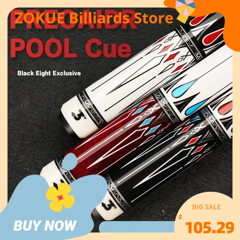 Бильярдный Кий PREOAIDR 3142 Angel, бильярдный кий, кленовый карбоновый вал, черная технология, 12,5/11,8/10,8 мм, Радужный наконечник, соединительный подарок Бильярдный Кий PREOAIDR 3142 Angel, бильярдный кий, кленовый карбоновый вал, черная технология, 12,5/11,8/10,8 мм, Радужный наконечник, соединительный подарок