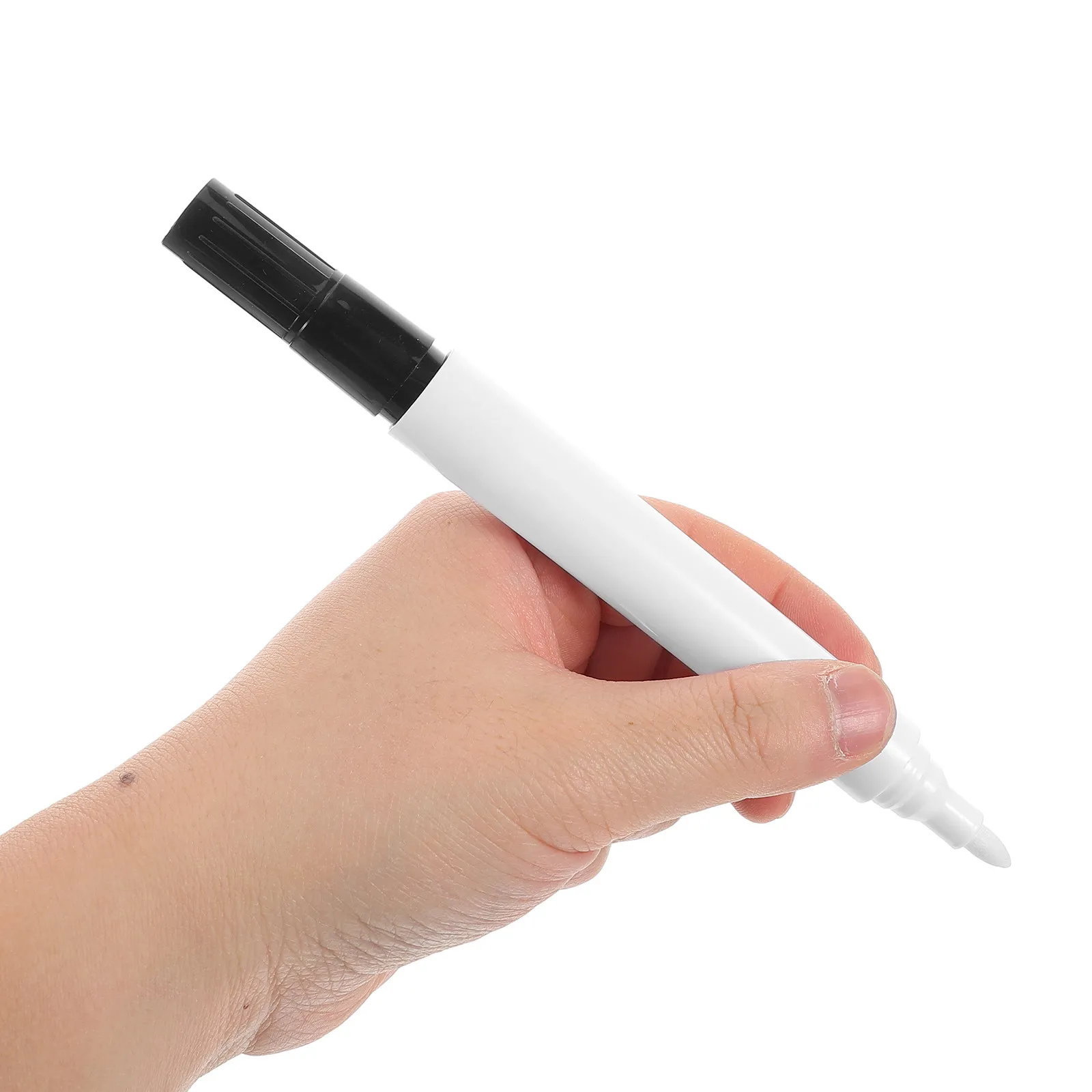 10Pcs 리필 가능 칠판 펜 쉘 파인 팁 드라이 지우기 마커 부드러운 잉크 흐름 쉽게 닦아낼 수 있는 화이트보드 칠판 그리기 쓰기