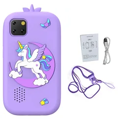 2.8 - Inch Touchscreen Kids Multifunctional Smart Device with Games, Camera, and 32GB Storage (PURPLE)