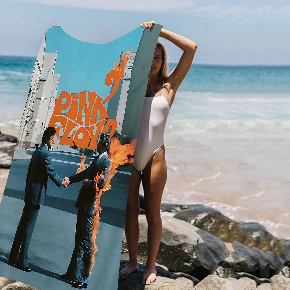 Rock Band P-PinK F-Floyd Microfiber Printed Beach Towel Mountain Climbing Yoga Beach Swimming Running Absorbent Soft Towel