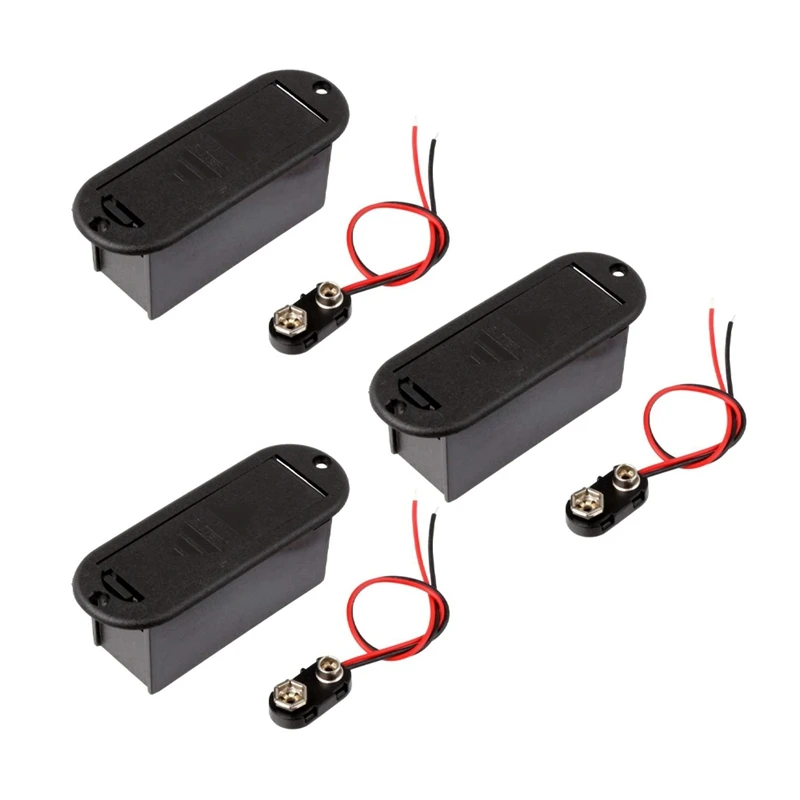 

Держатель аккумулятора 3X 9V для активного звукоснимателя басов гитары
