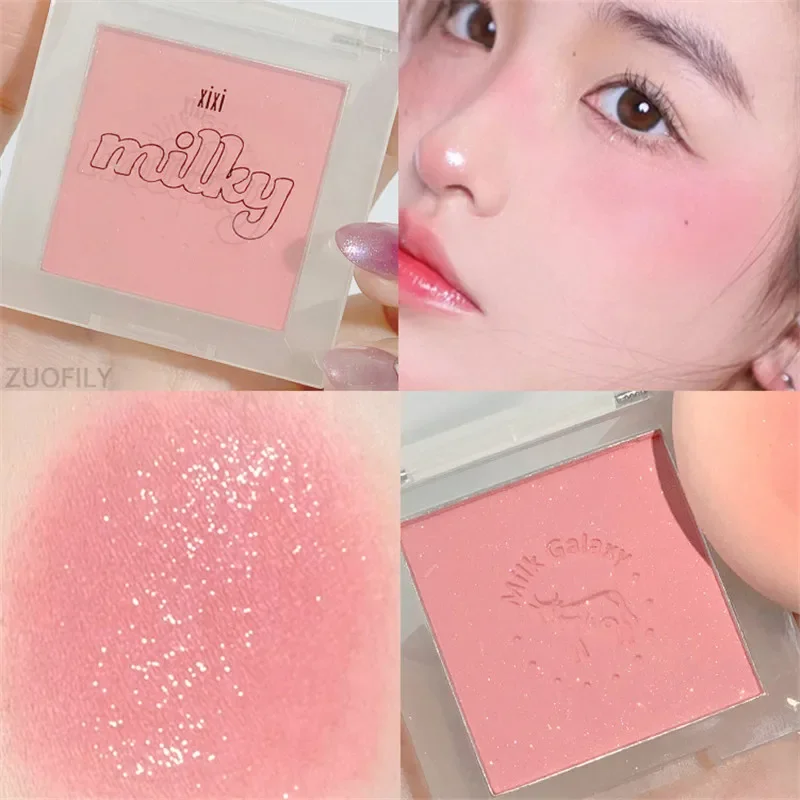 Soft Matte Blush Mini Portable Natural Blush Palette Makeup Cosmetic Face