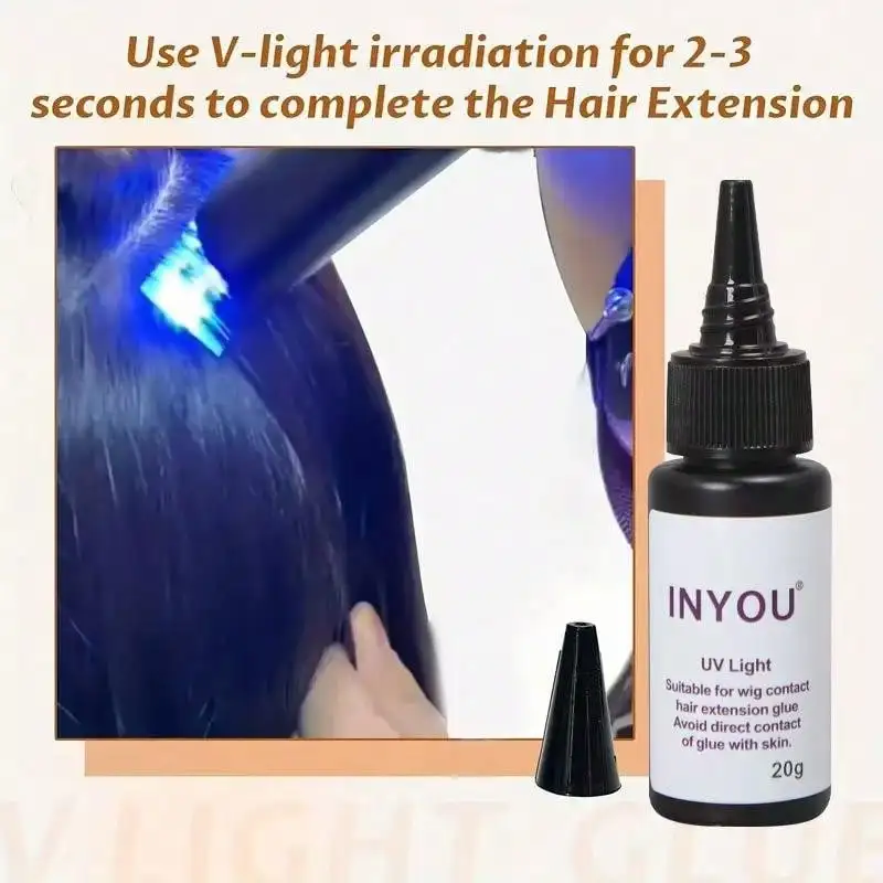 Hair Extension Glue UV Bonding Extension Tool 1pc wig glue,hair bonding glue,lace wig glue
