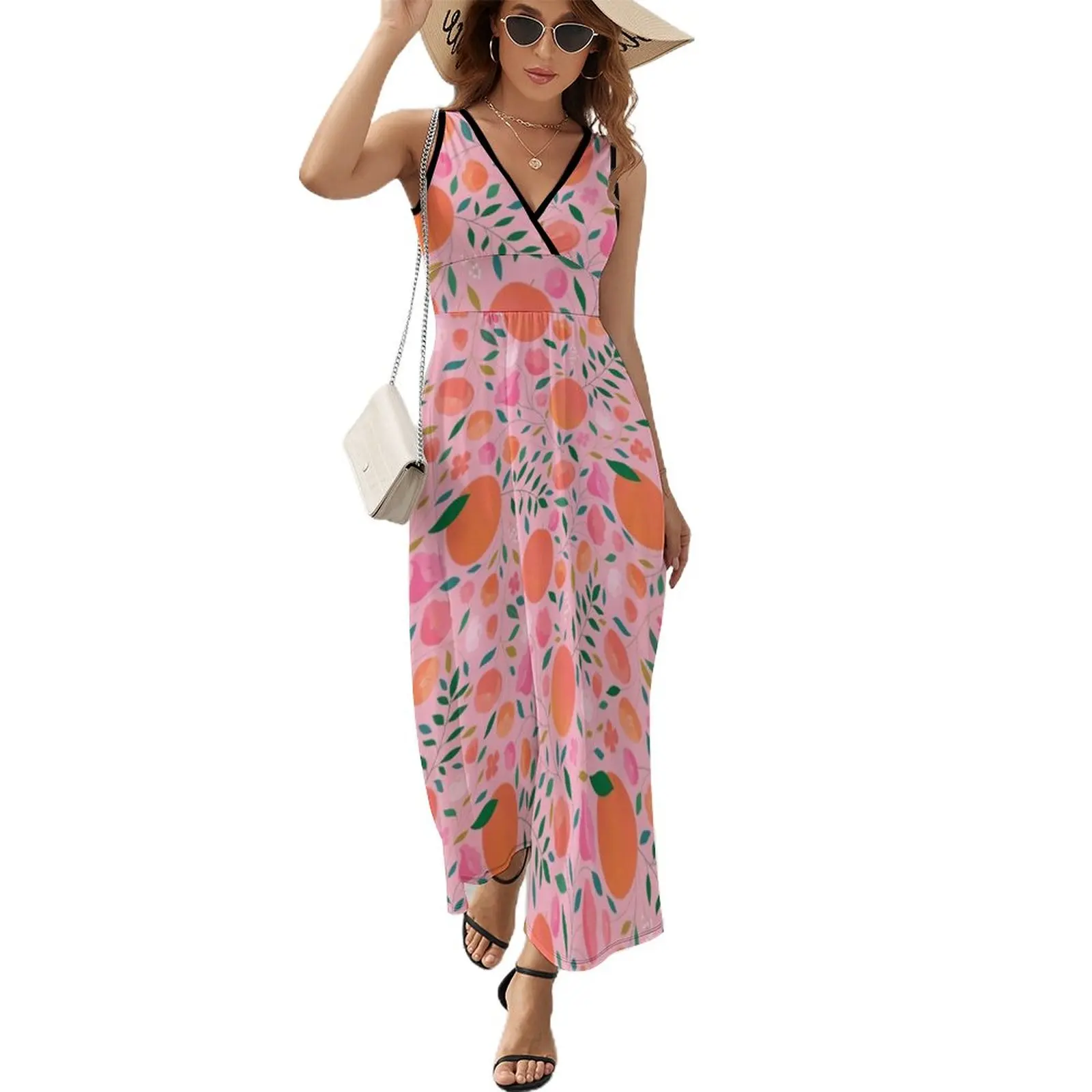 

Apricots Sleeveless Dress Aesthetic clothing Woman's evening dress