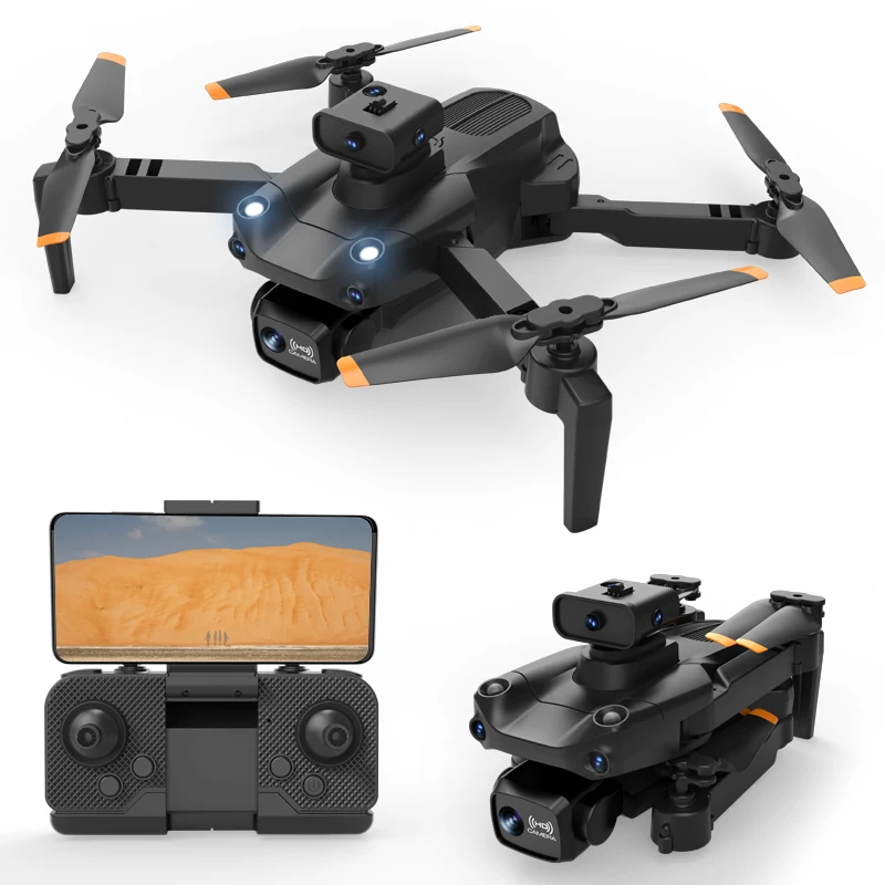 

QJ New S172 Max Optical Flow Positioning Five-sided Obstacle Avoidance Drone 4K GPS WIFI FPV Folding Four-axis RC Helicopter Toy