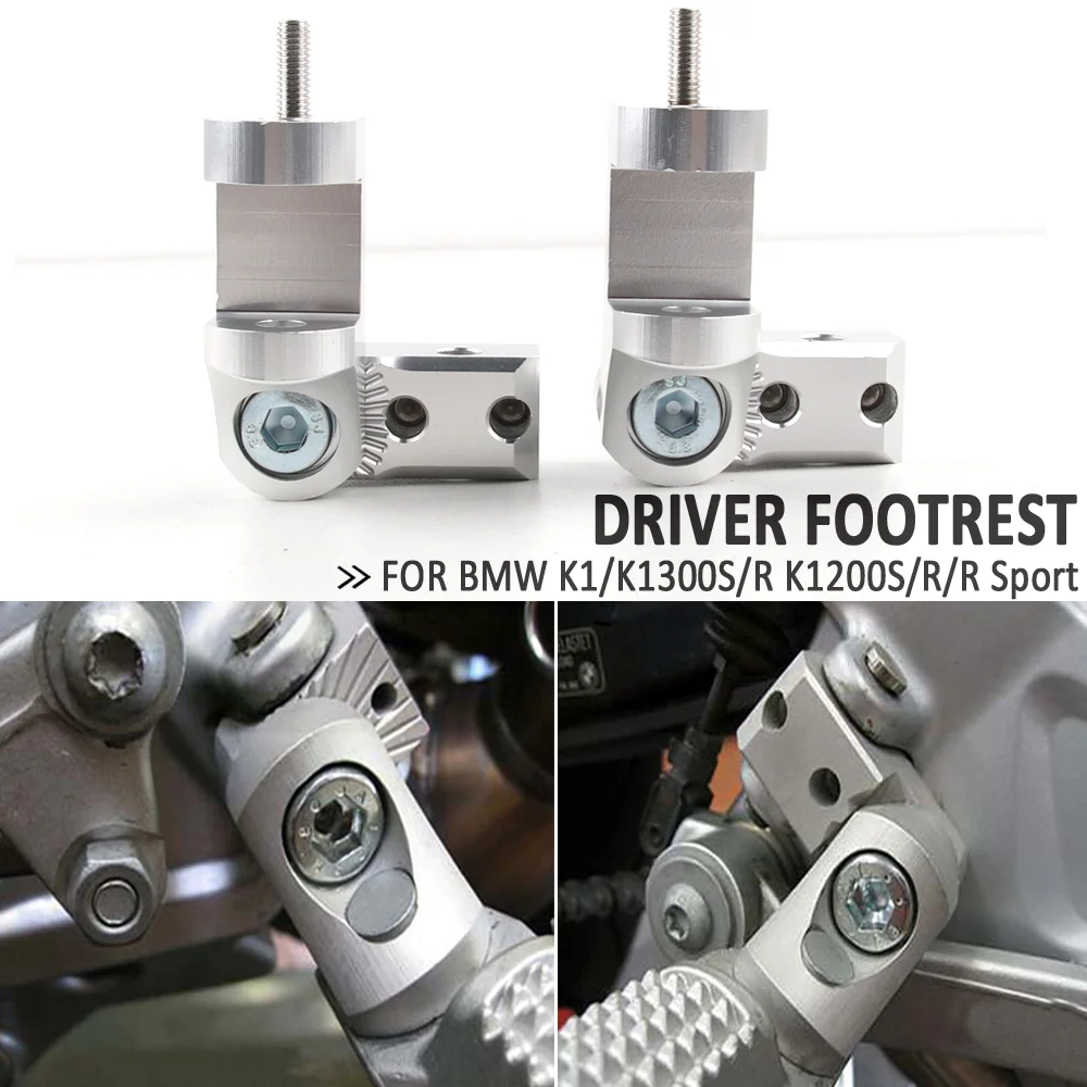 

NEW Motorcycle Foot peg For BMW K1 K1300R K1300S K1200S K1200R K1200R Sport K 1300 S R K 1200 R S Passenger Footpeg Lowering Kit