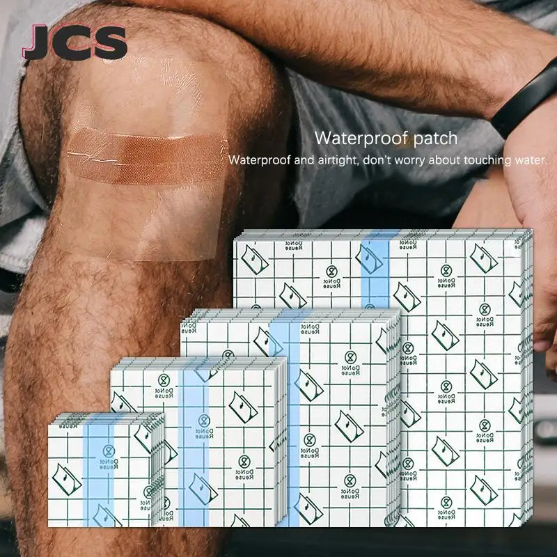 

10 шт. медицинская клейкая лента прозрачная лента ПУ Антиаллергенная водонепроницаемая лента для фиксации лекарственных ран