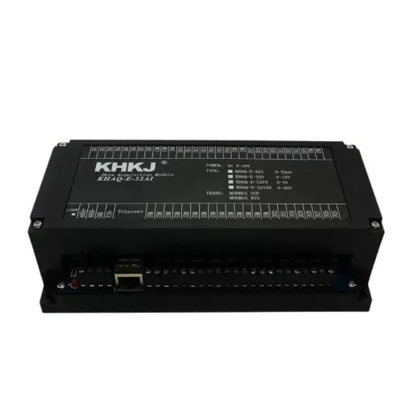 

32-channel 4-20mA analog quantity acquisition input module 16-bit AD to Ethernet port rs485 modbus TCP