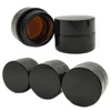 20Pcs Glass Jar Dark Storage Box Jars Face Cream Bottle Cosmetics Container Makeup Case Eye Creams Can Pot Smoking Accessories 1