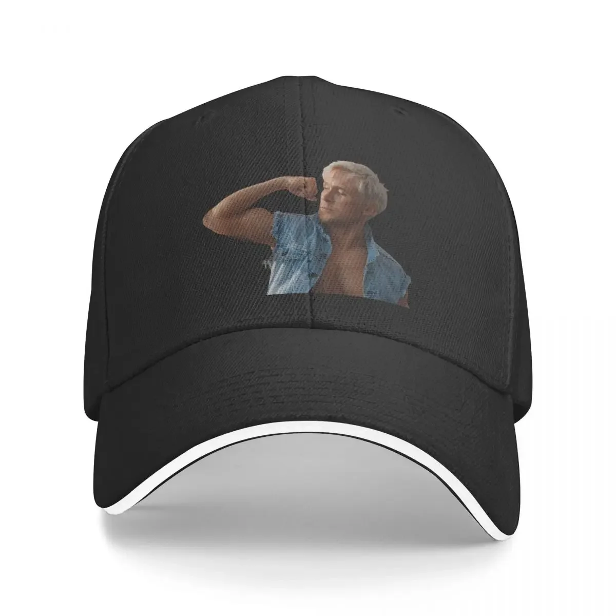 

Ken flexing his biceps Baseball Cap cute dad hat Beach Outing Girl Men's