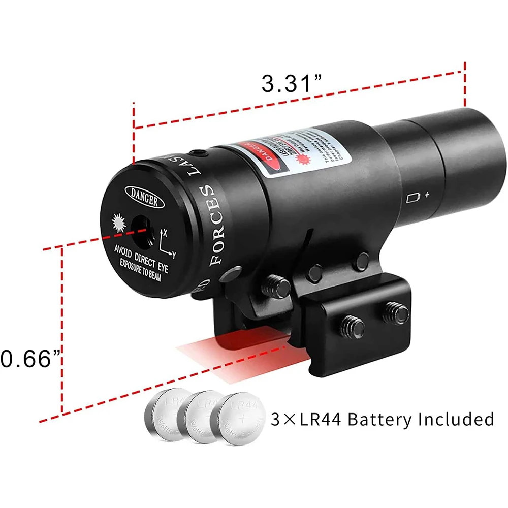 Red/Green Laser Sight for Pistol Rifle Gun
