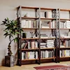 IRONCK Bookshelf Double Wide 6-Tier 76" H,Open Large Bookcase,Industrial Style Shelves,Wood and Metal Bookshelves for Home Offic 4