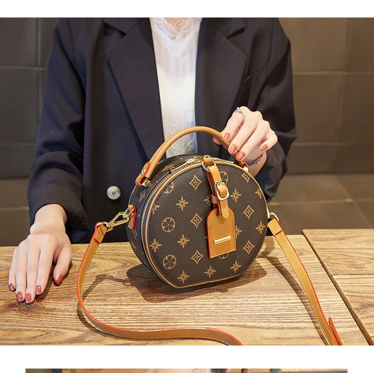 Luxury Designer Boite Chapeau Souple Bag Women High Quality Monogram Coated  Canvas Waterproof Versatile INS Fashion Shoulder Bag