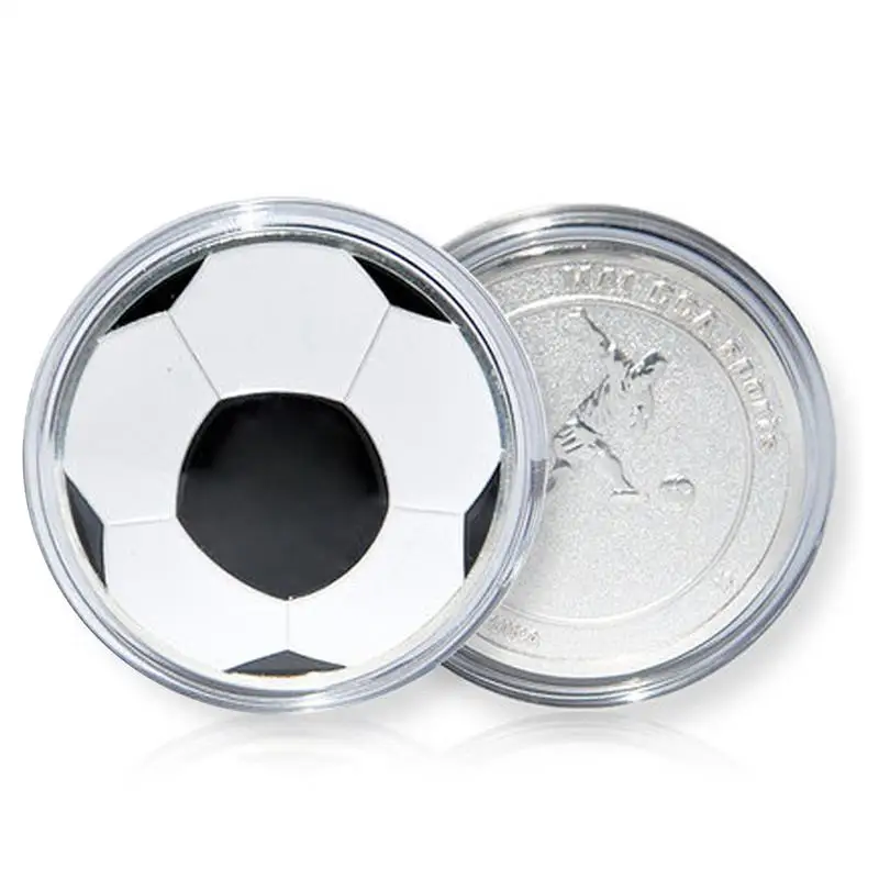 Referee Toss Coin Decision Maker Coin Soccer Portable Referee Judge Toss with Case for Football Volleyball Training Coin Tool