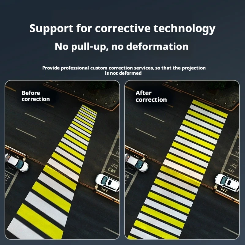 횡단보도 경고 투사등 교통 안전 산업 통행 금지 공장 작업장 표시 프로젝터