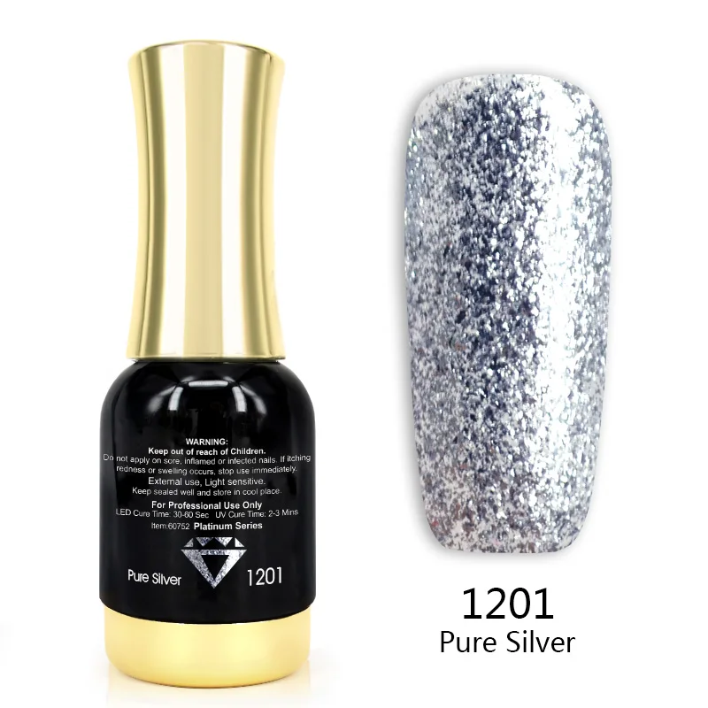 Venalisa Platinum Gel Polish - Tempered Top Coat UV LED Nail Lacquer