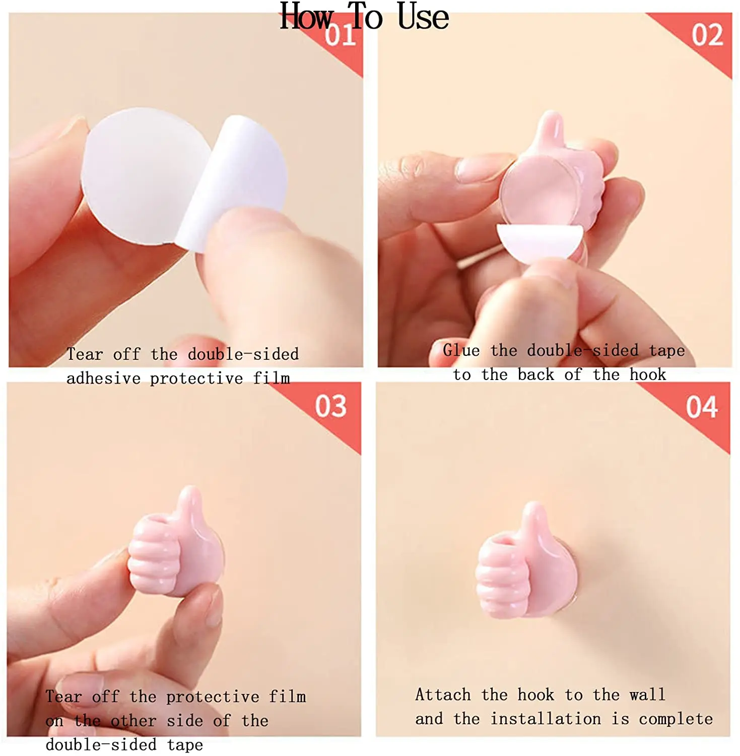 Cable Organizer Self-Adhesive Silicone Thumb Wall Hook Cable Management Wire Desk Organizer 5/10Pcs