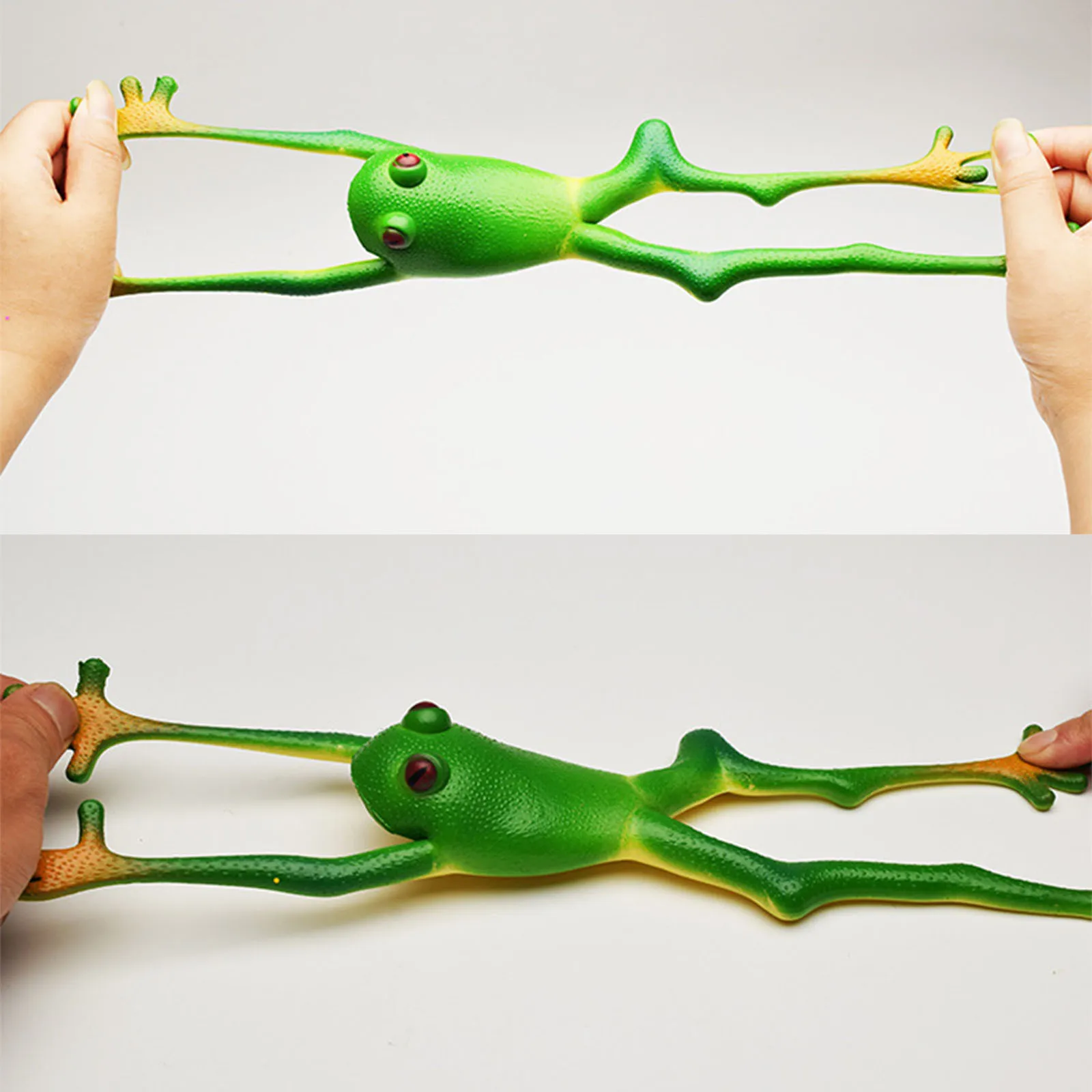 Simulation Frog Model Ornaments Soft Rubber Fake Frog Creative Compulsion Vent Frog Toys Children's Gift Sensory Toys 4