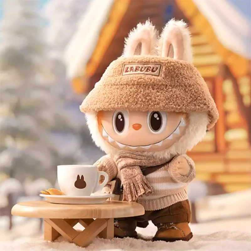 38cm Genuine Labubu Plush Figure Labubu The Monster 3.0 Enamel