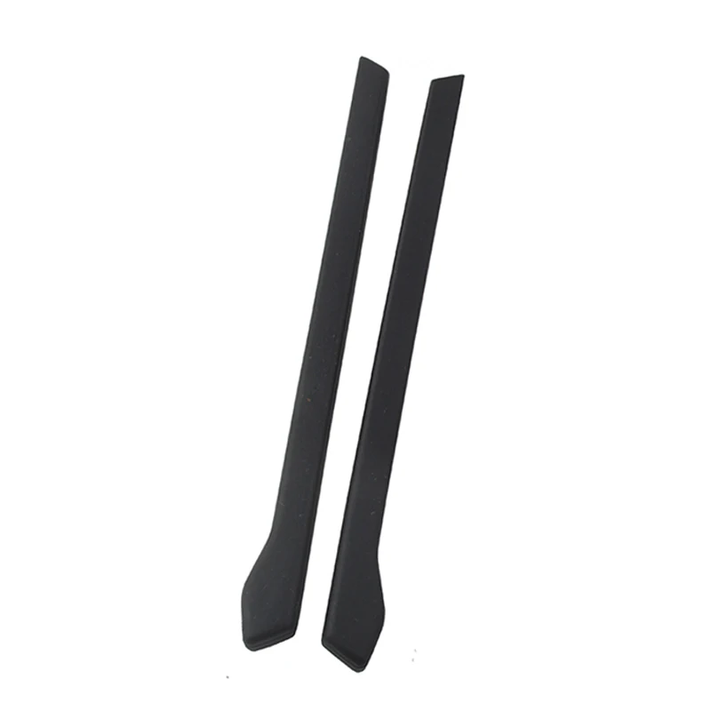 검은색 금속 안경, 안경테 팁, 고무 팁, TP05 , 77.7mm 길이, 10 쌍 (20 개)