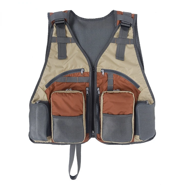 

Outdoor Fishing Vests Breathable & Adjustable Travel Photography Vest with Multi-Pockets for Men Fishing Costume