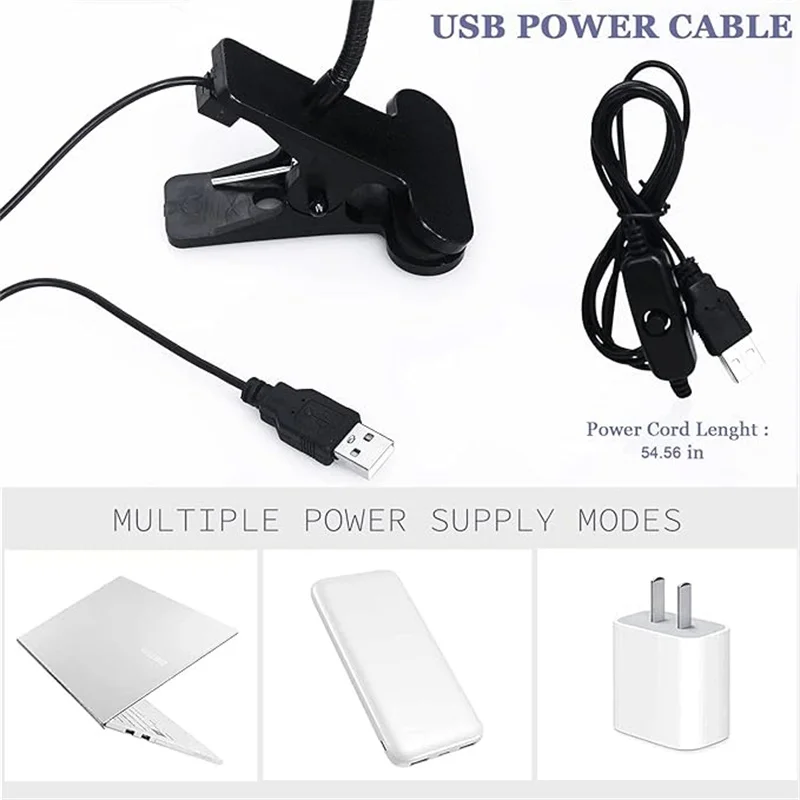 UV 네일 램프 LED 건조기 광택제 경화 램프, 유연한 구즈넥 조명 회전 고정 클립, 휴대용 매니큐어 살롱 도구, 3W