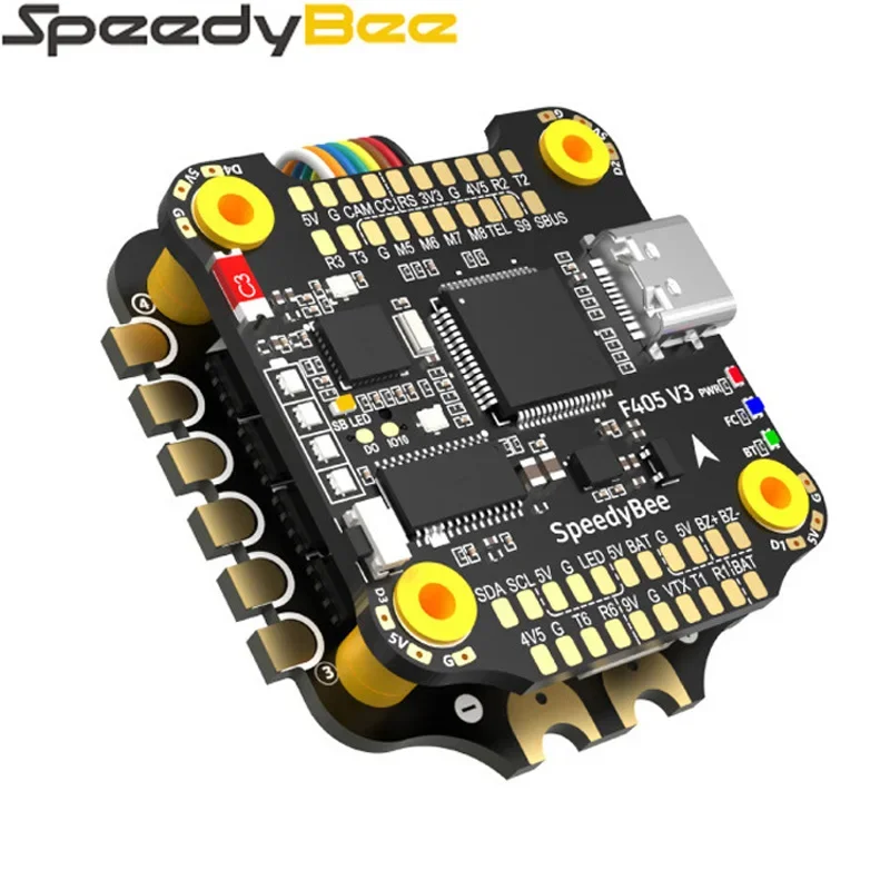 

SpeedyBee F405 V3 Flight Controller with BLS 4in1 50A 30x30 FC& ESC Stack