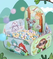 1.2M Portable Playpen for Children Kids Tent Ball Pit Ocean Balls Pool Cartoon Park Camping Dry Pool Birthday Xmas Gift Dropship 2