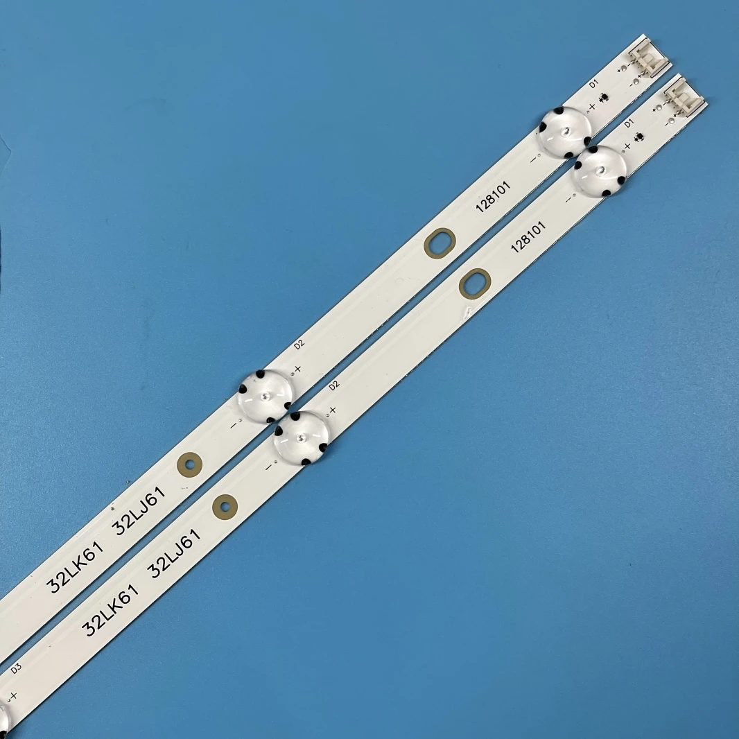 Pieza De Repuesto Para Kit De TV 8 PCS 8LEDs 23.622 In Tira De Retroiluminación LED Para LG32LJ510U HC320DXN-ABSL1-A142 SSC_32LJ61_HD S SSC_32LJ61_HD_8LED - (Longitud: Otro