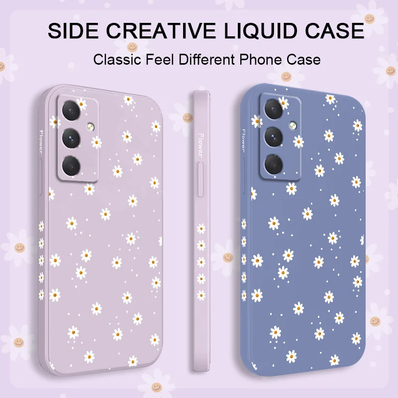 Floral Daisies Phone Case - Elegant Protective Cover with Vibrant Design