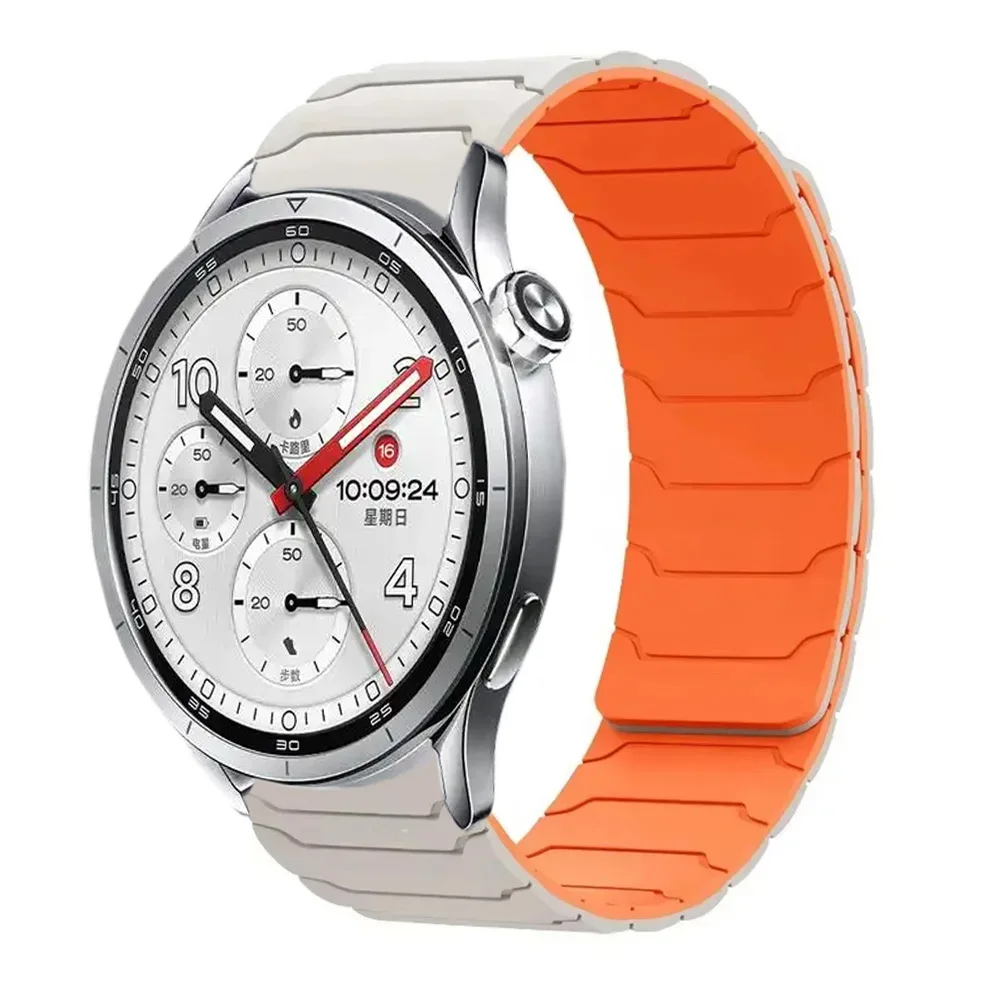 Magnetic Silicone Waterproof Watch Strap Bracelet - Universal Fit, 20MM/22MM