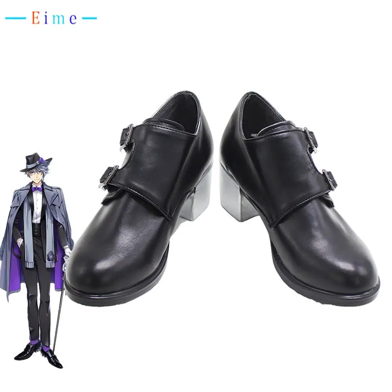 

Game Twisted Wonderland Azul Crowley Cosplay Shoes PU Leather Shoes Custom Made Halloween Carnival Boots Custom Made