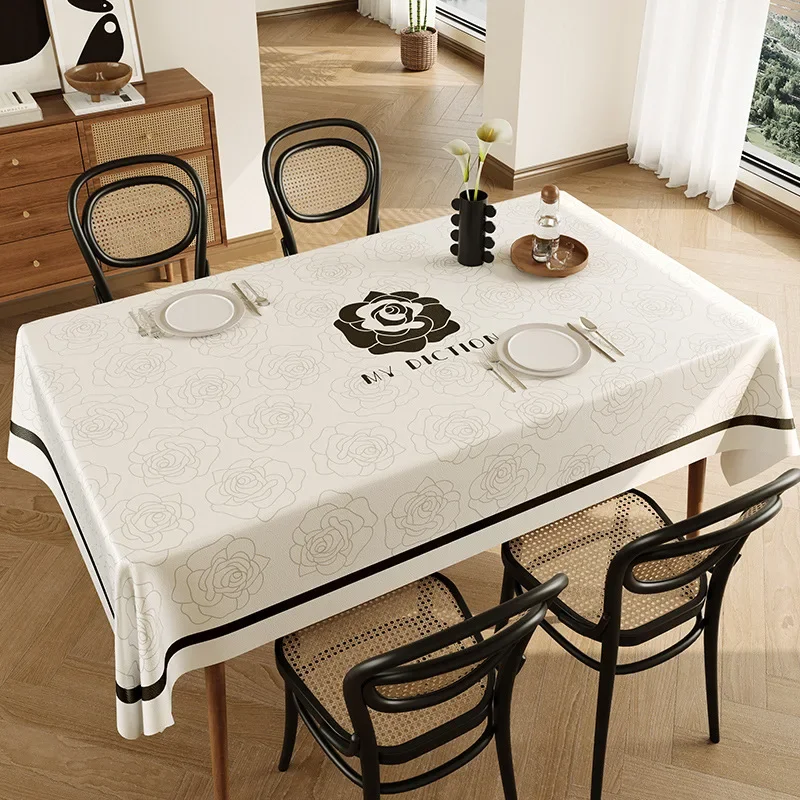

Waterproof Oil-proof Washable Rectangular Household Lambskin American Table Mat