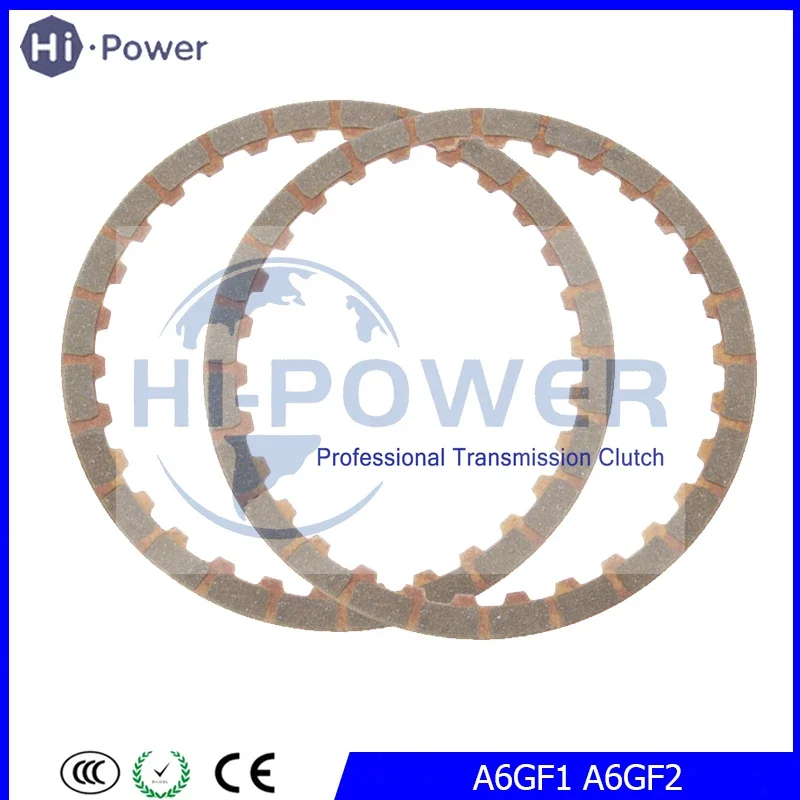 

Automatic Transmission A6GF1 Friction plate internal spline 3-5 Reverse 09-up (30T 2.08mm 126mm) For HYUNDAI Gearbox Disc Kit
