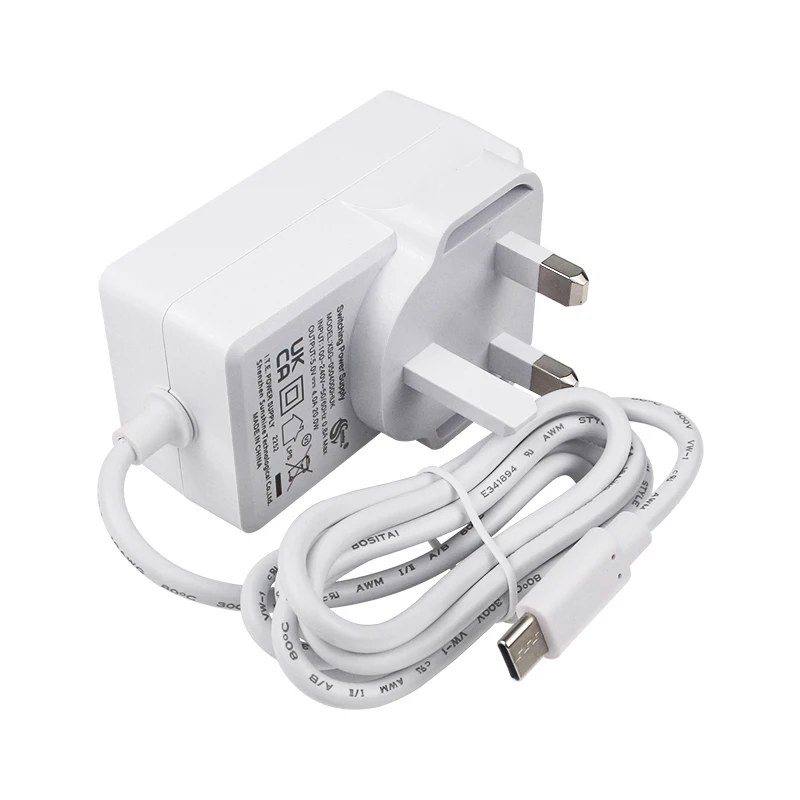 USB Tipo C Adaptador de Alimentação UE